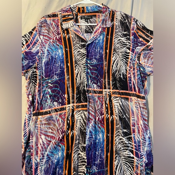 INC International Concepts Men’s Floral Shirt - Picture 1 of 3